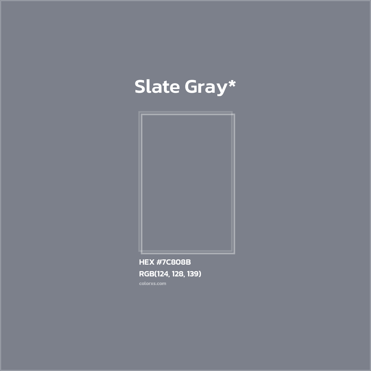 HEX #7C808B Color Name, Color Code, Palettes, Similar Paints, Images