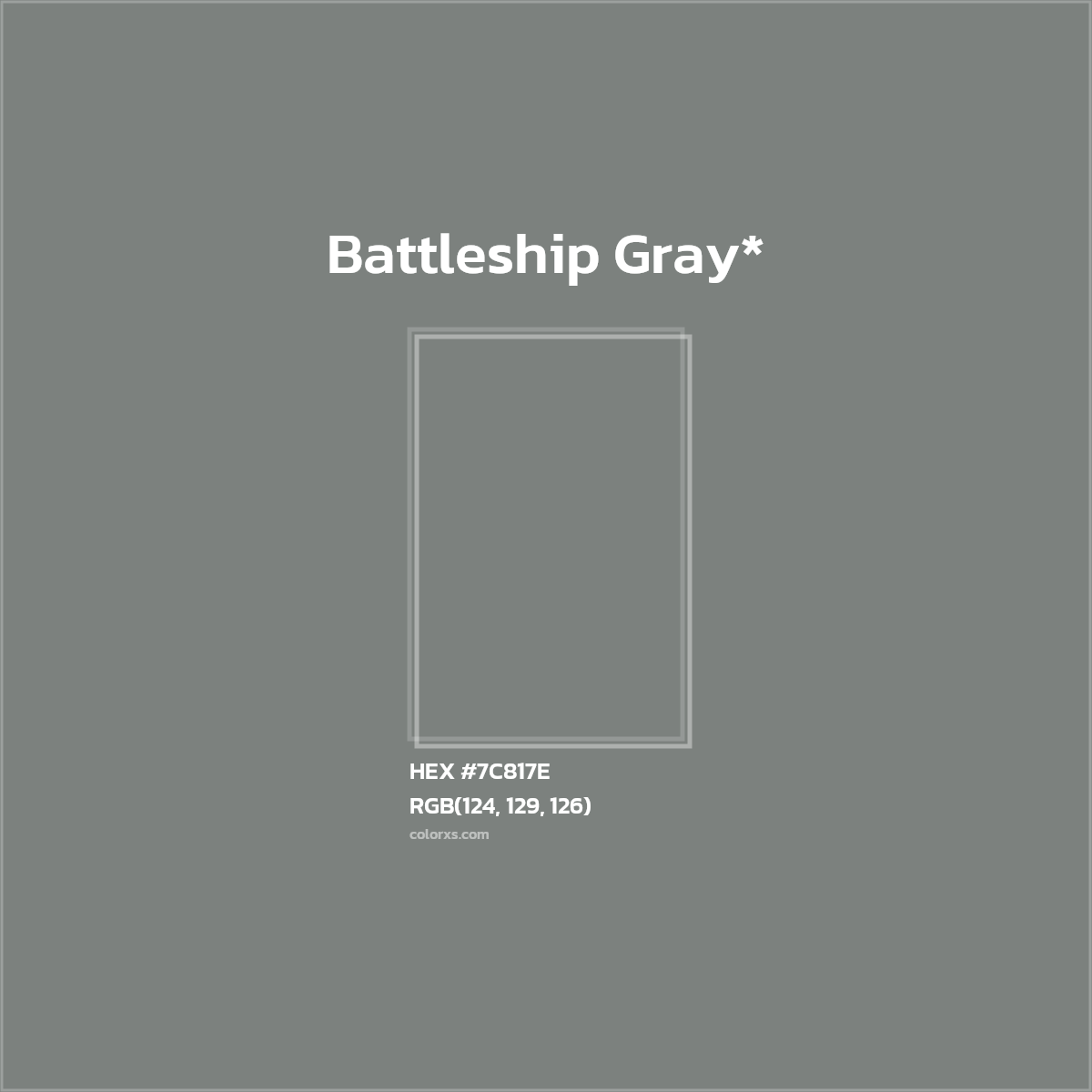 HEX #7C817E Color Name, Color Code, Palettes, Similar Paints, Images