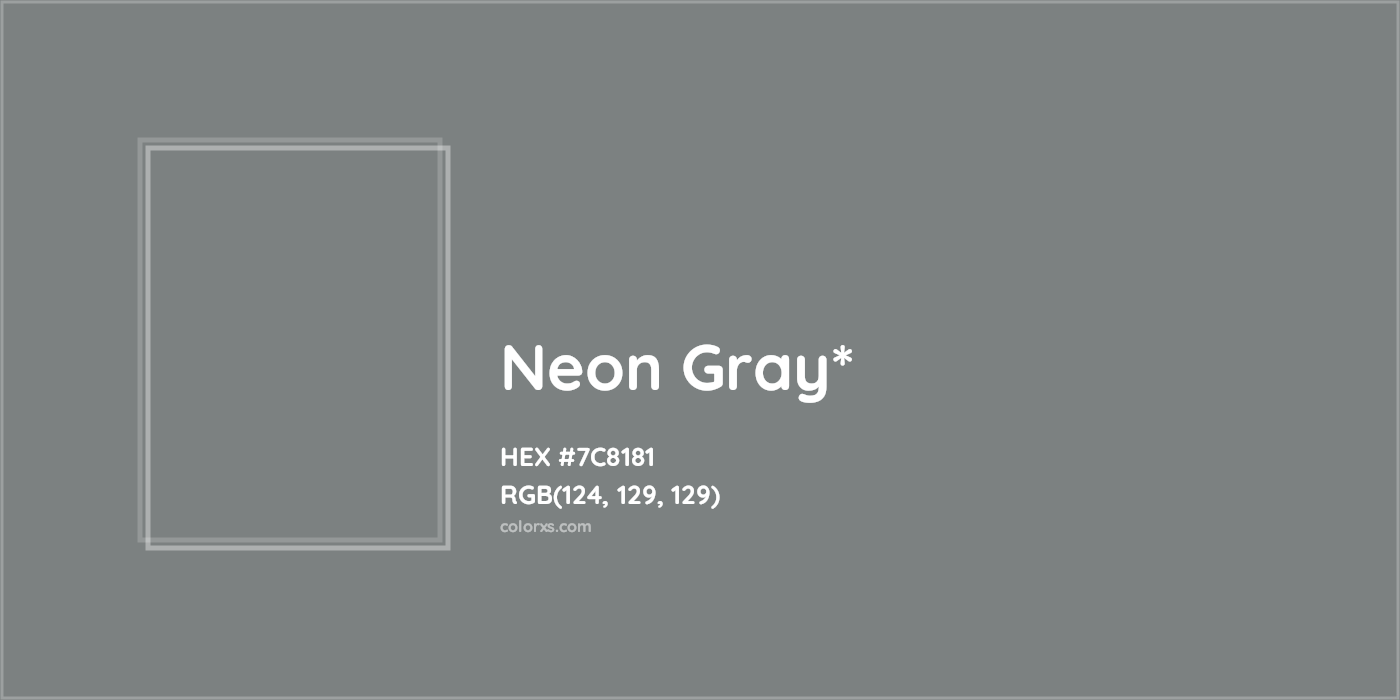 HEX #7C8181 Color Name, Color Code, Palettes, Similar Paints, Images