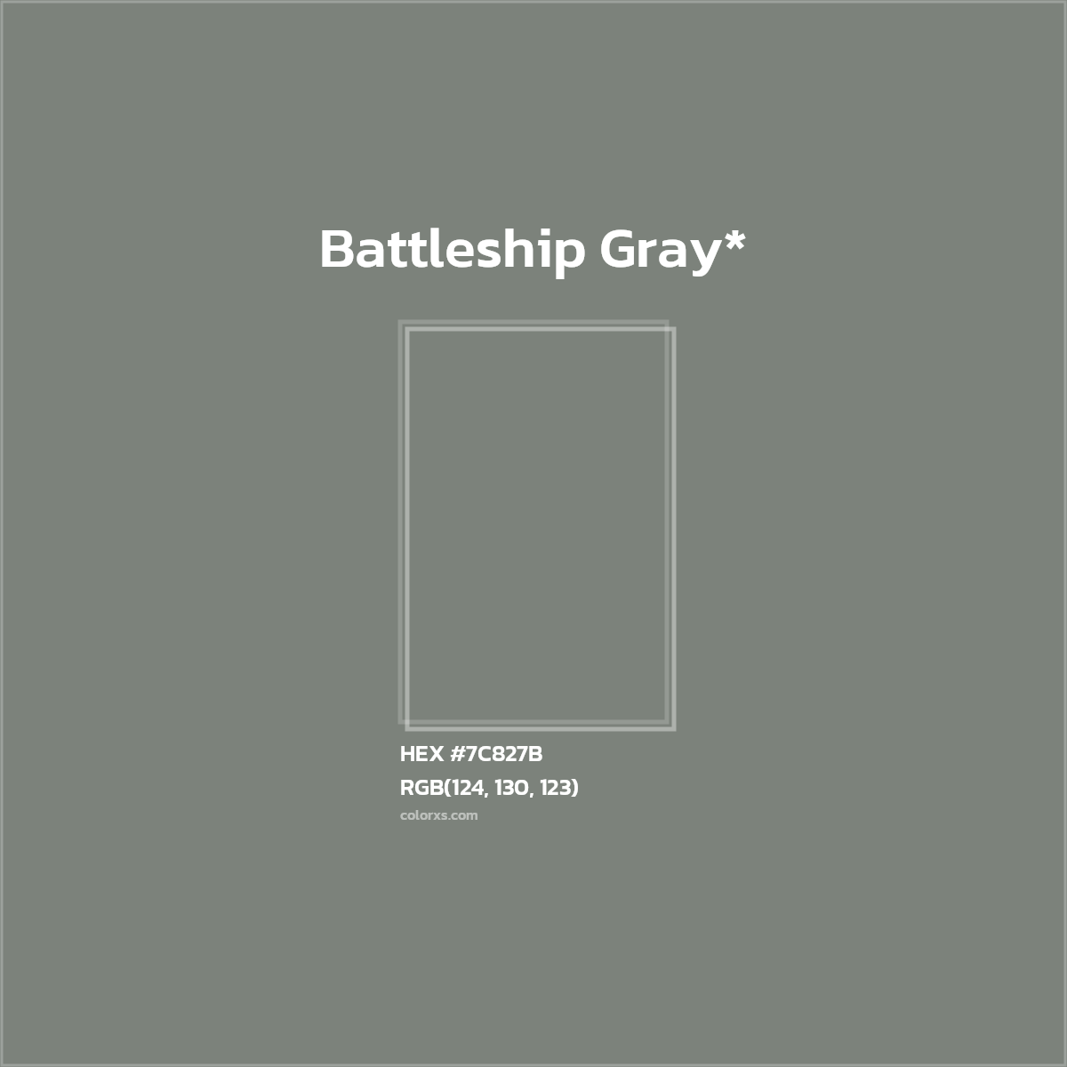 HEX #7C827B Color Name, Color Code, Palettes, Similar Paints, Images