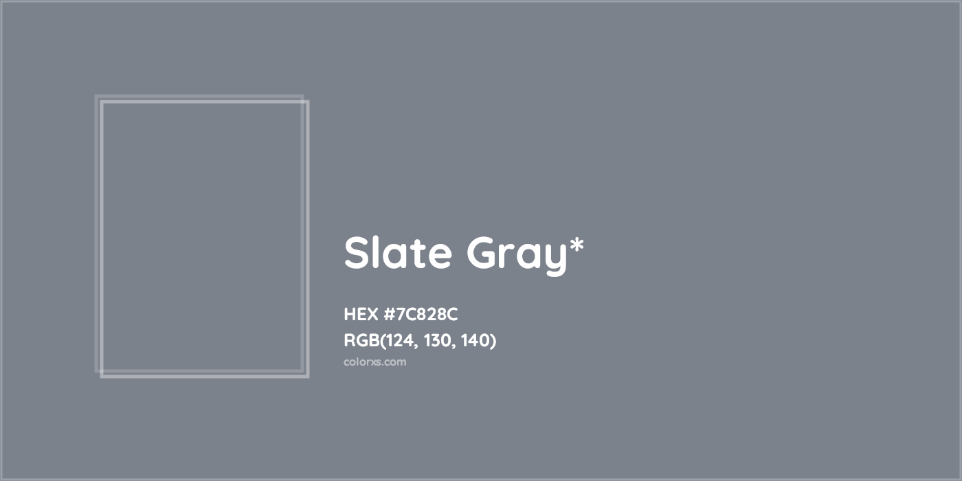 HEX #7C828C Color Name, Color Code, Palettes, Similar Paints, Images
