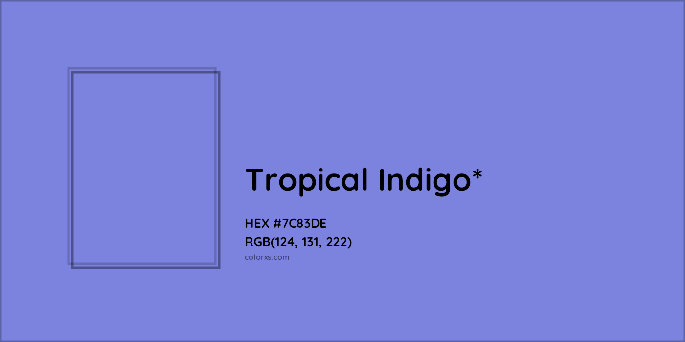 HEX #7C83DE Color Name, Color Code, Palettes, Similar Paints, Images