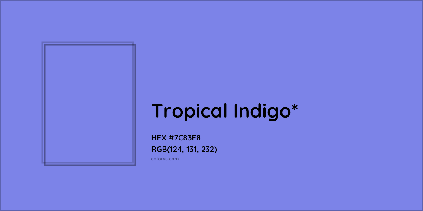 HEX #7C83E8 Color Name, Color Code, Palettes, Similar Paints, Images