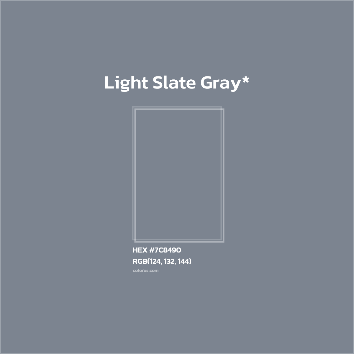 HEX #7C8490 Color Name, Color Code, Palettes, Similar Paints, Images