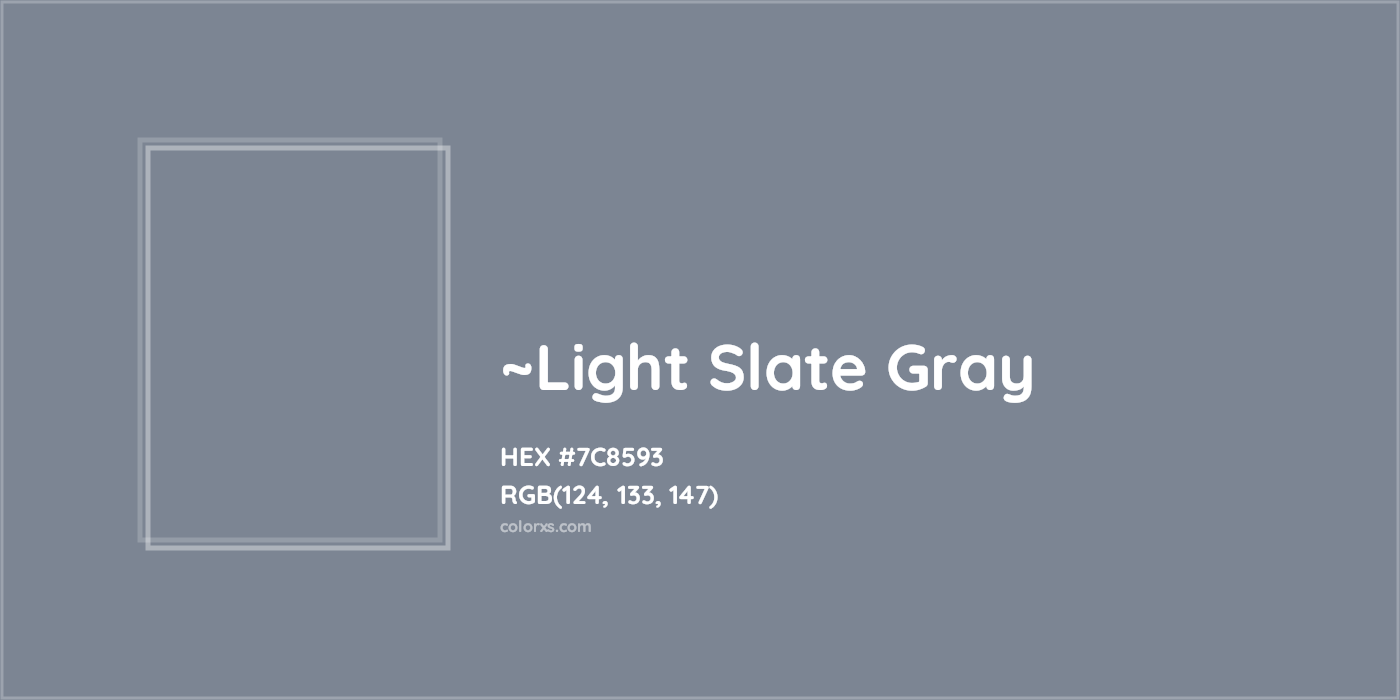 HEX #7C8593 Color Name, Color Code, Palettes, Similar Paints, Images