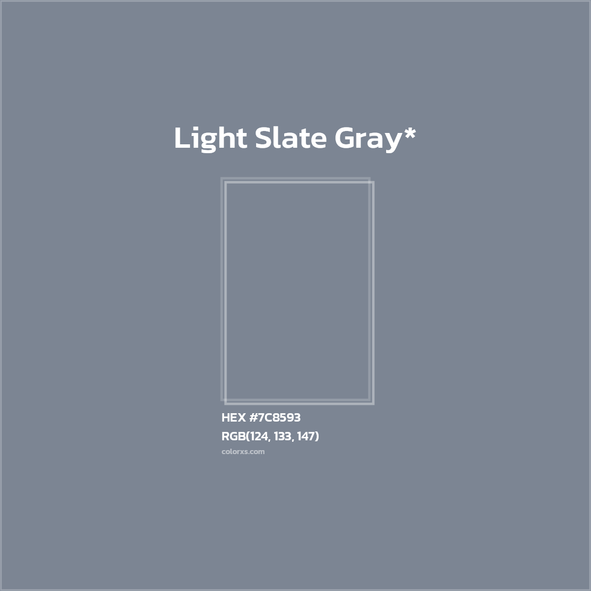 HEX #7C8593 Color Name, Color Code, Palettes, Similar Paints, Images