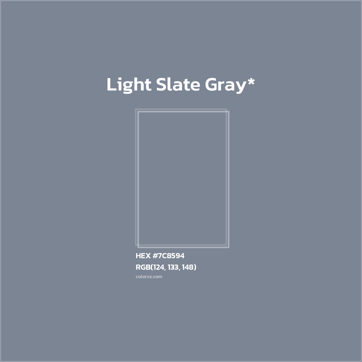 HEX #7C8594 Color Name, Color Code, Palettes, Similar Paints, Images