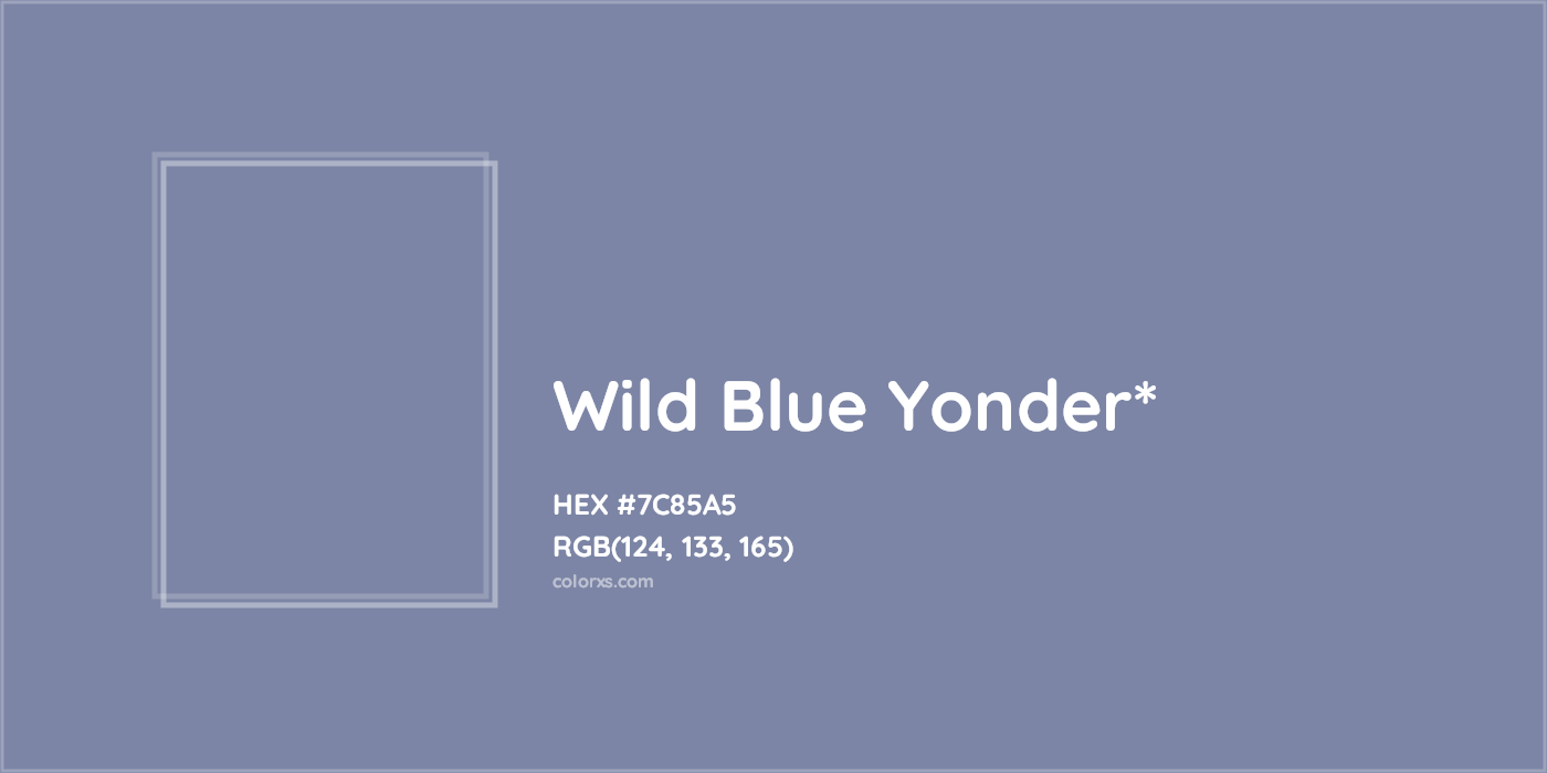 HEX #7C85A5 Color Name, Color Code, Palettes, Similar Paints, Images