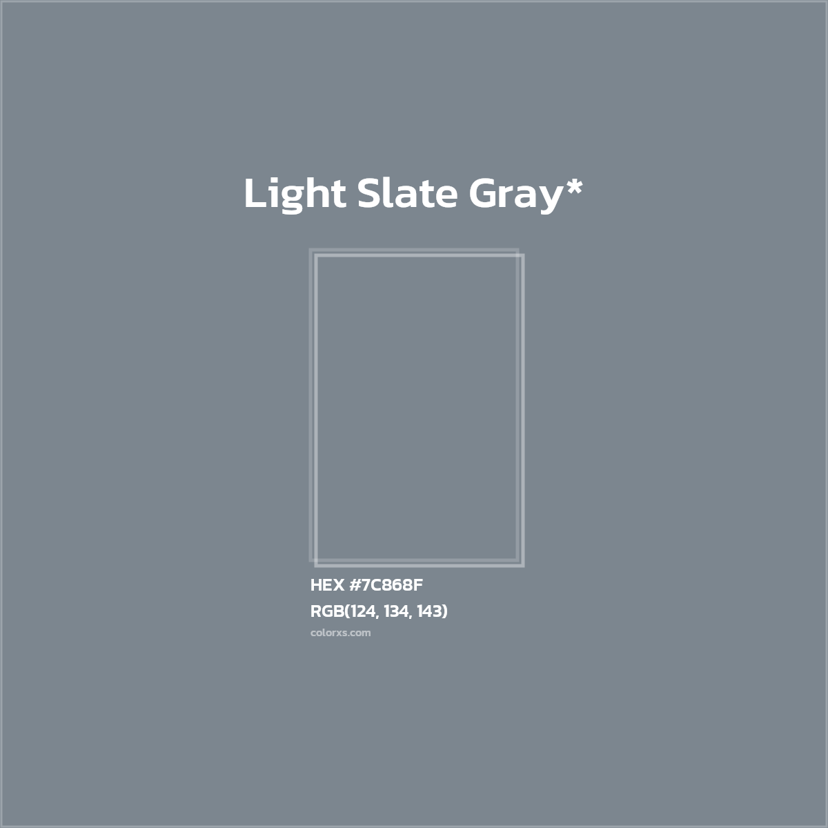 HEX #7C868F Color Name, Color Code, Palettes, Similar Paints, Images