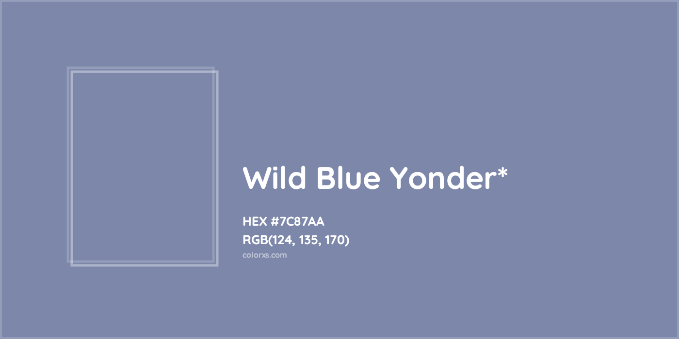 HEX #7C87AA Color Name, Color Code, Palettes, Similar Paints, Images