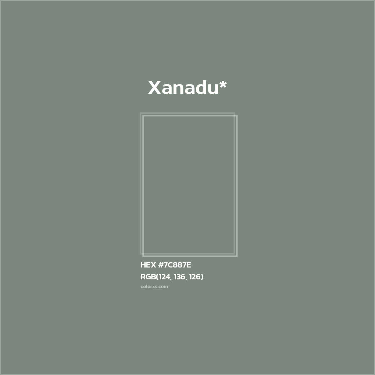 HEX #7C887E Color Name, Color Code, Palettes, Similar Paints, Images