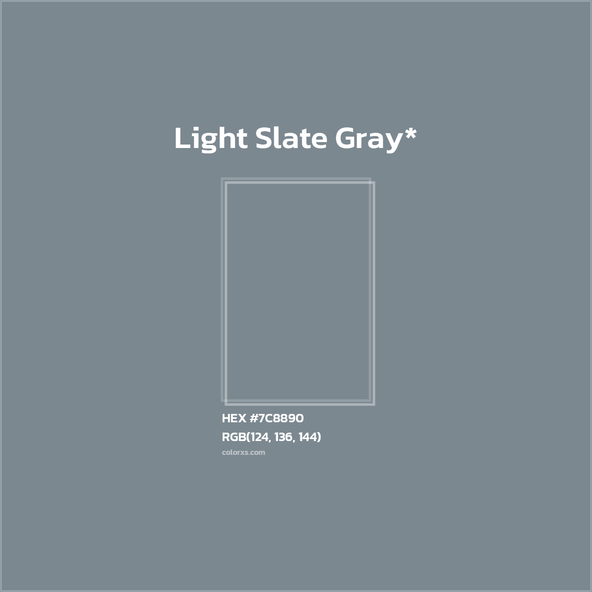 HEX #7C8890 Color Name, Color Code, Palettes, Similar Paints, Images