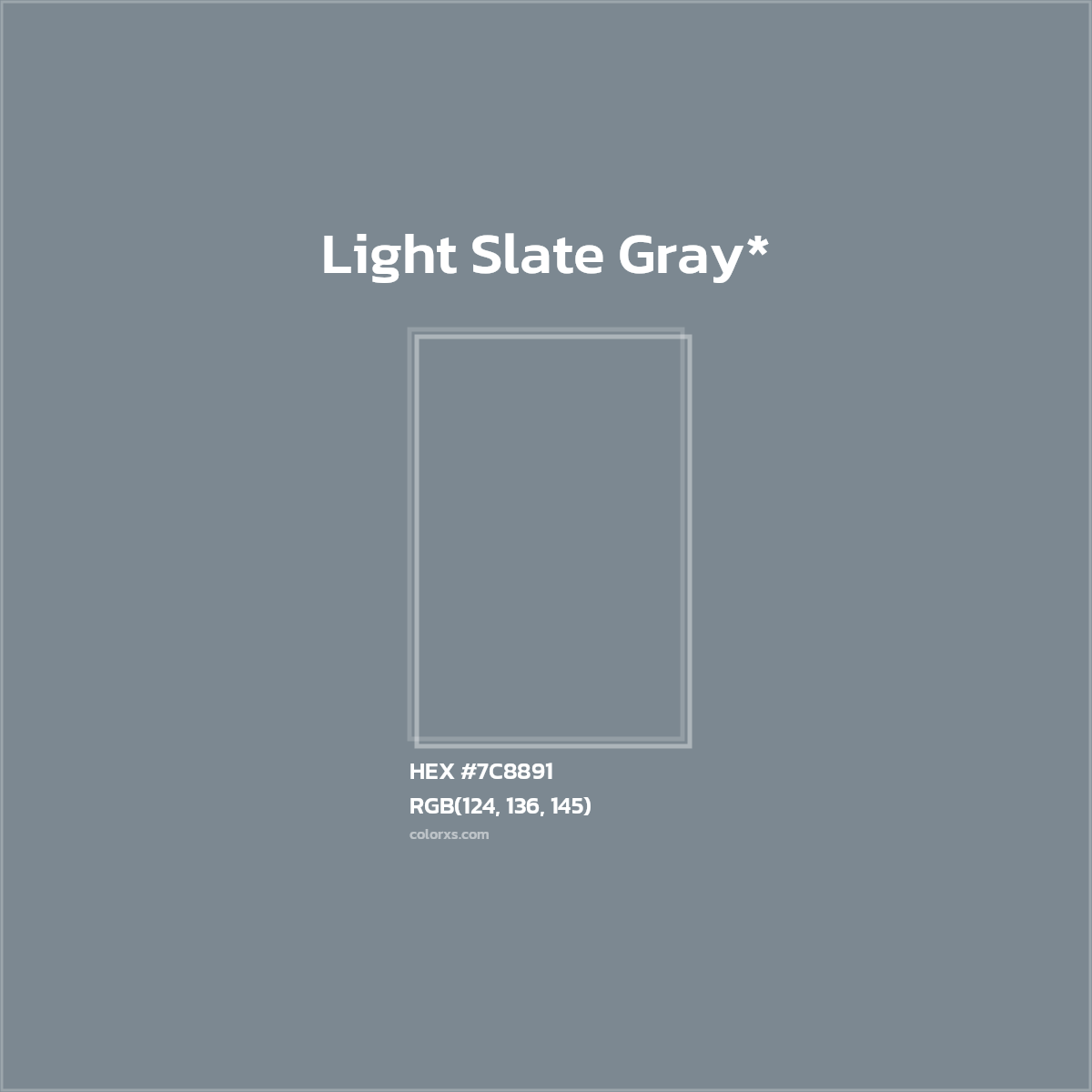 HEX #7C8891 Color Name, Color Code, Palettes, Similar Paints, Images
