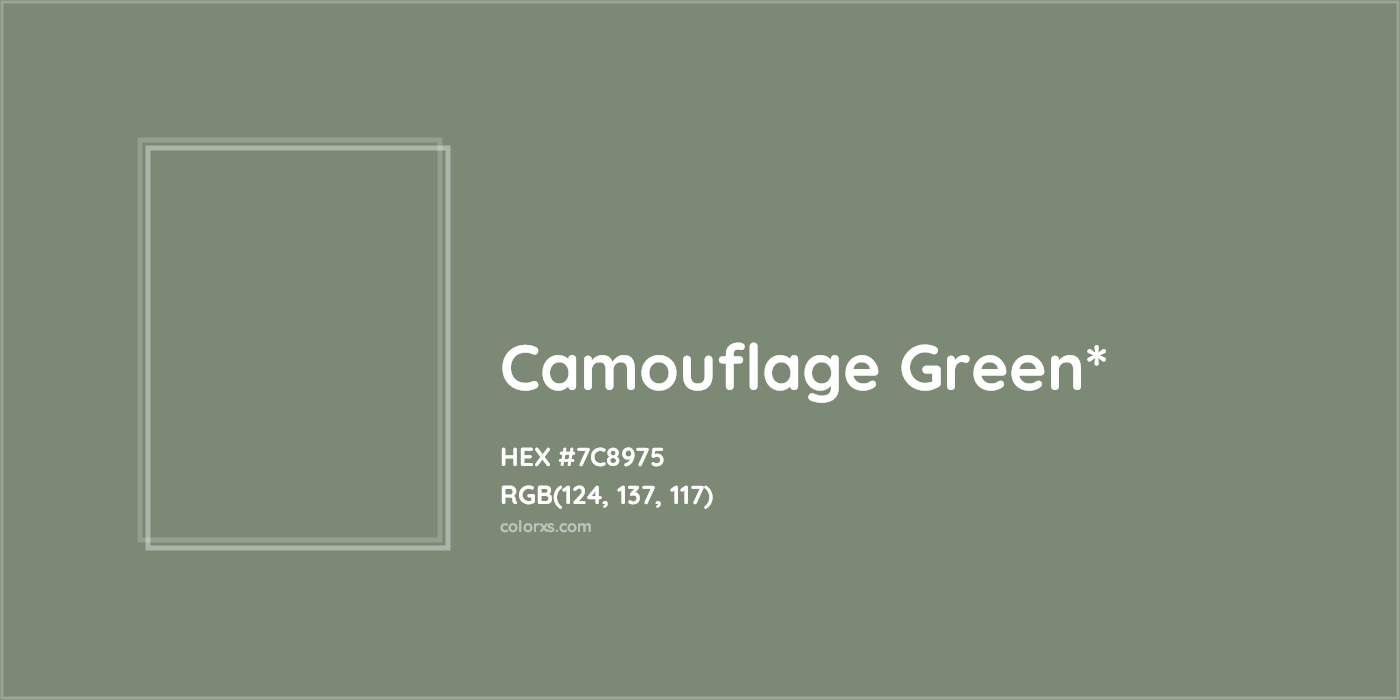 HEX #7C8975 Color Name, Color Code, Palettes, Similar Paints, Images