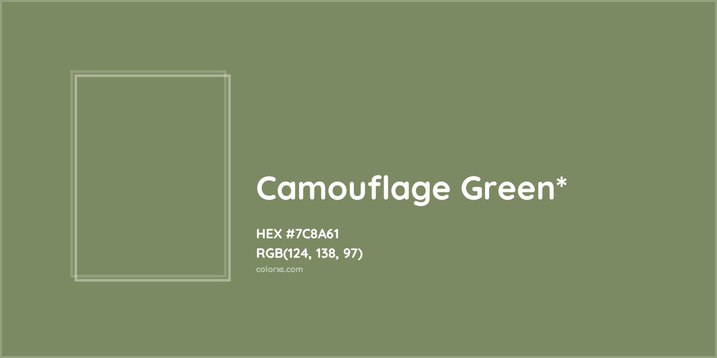 HEX #7C8A61 Color Name, Color Code, Palettes, Similar Paints, Images