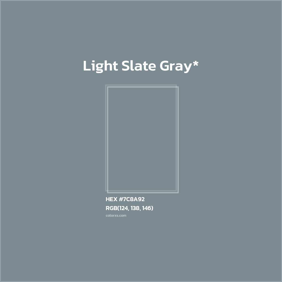 HEX #7C8A92 Color Name, Color Code, Palettes, Similar Paints, Images