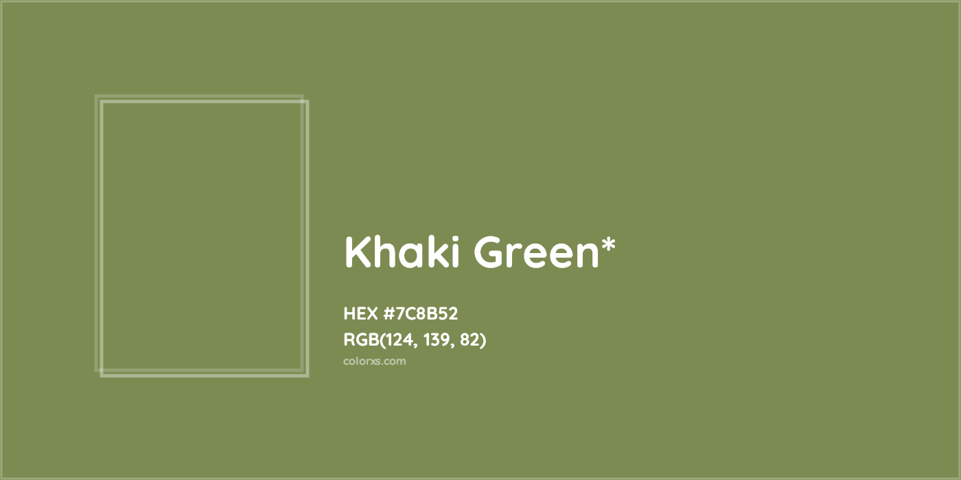 HEX #7C8B52 Color Name, Color Code, Palettes, Similar Paints, Images