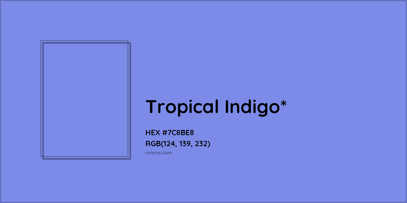 HEX #7C8BE8 Color Name, Color Code, Palettes, Similar Paints, Images