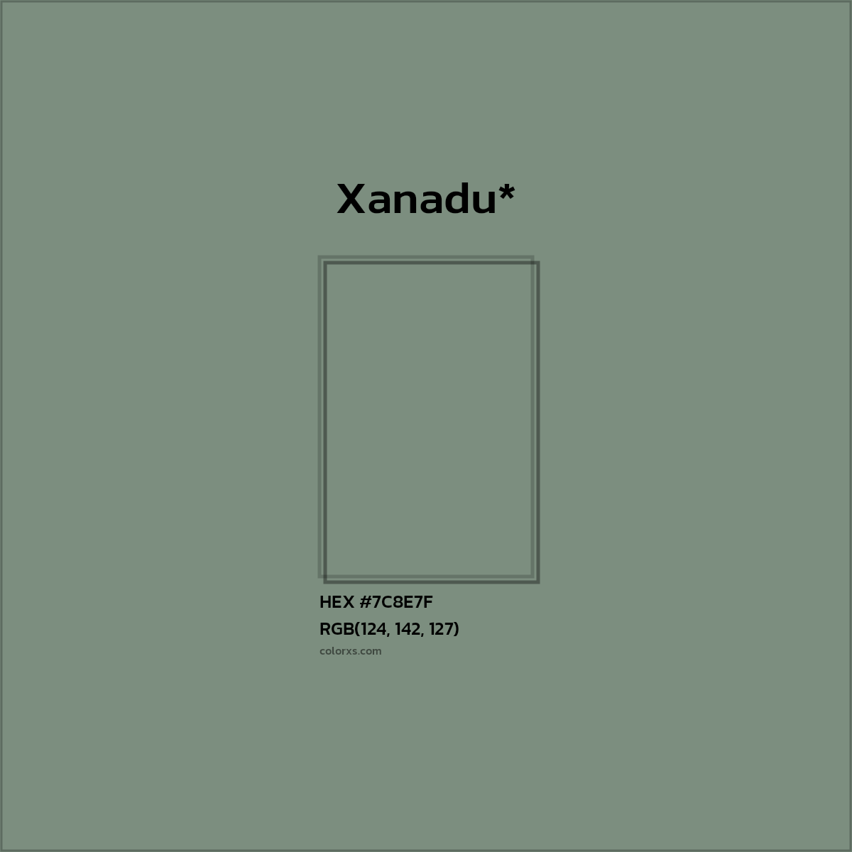 HEX #7C8E7F Color Name, Color Code, Palettes, Similar Paints, Images