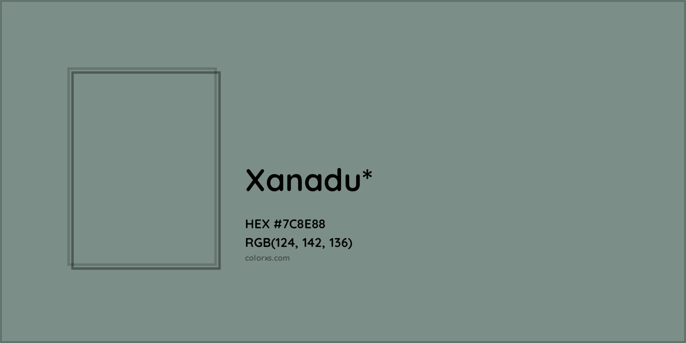 HEX #7C8E88 Color Name, Color Code, Palettes, Similar Paints, Images