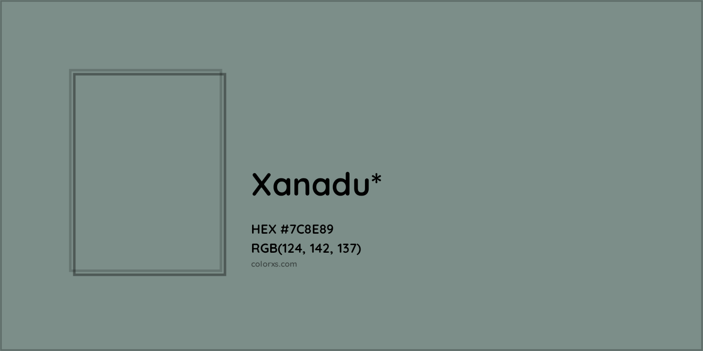 HEX #7C8E89 Color Name, Color Code, Palettes, Similar Paints, Images