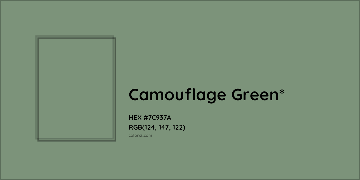 HEX #7C937A Color Name, Color Code, Palettes, Similar Paints, Images