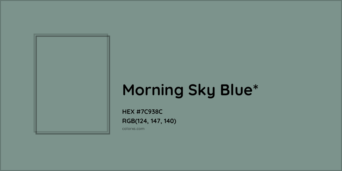 HEX #7C938C Color Name, Color Code, Palettes, Similar Paints, Images