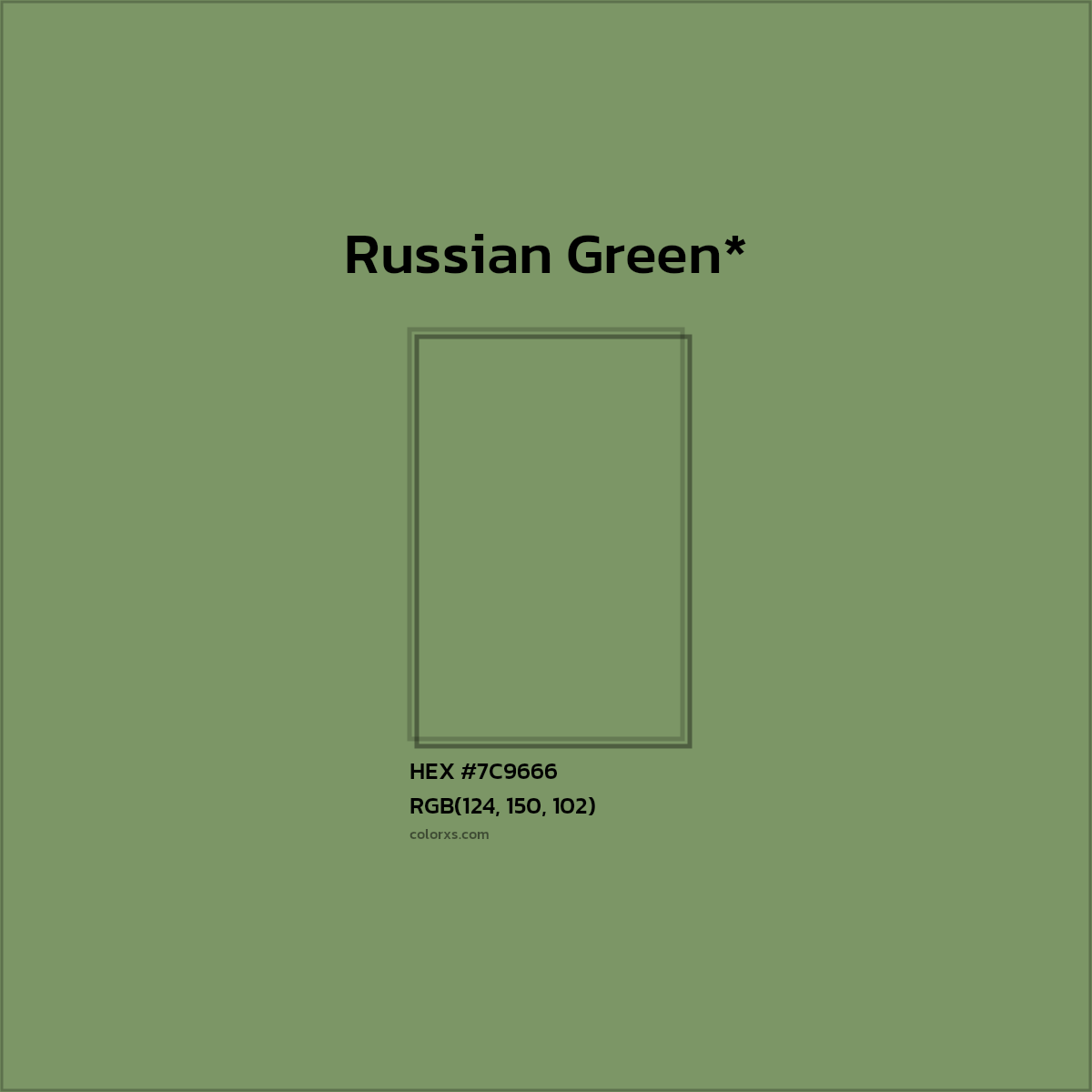 HEX #7C9666 Color Name, Color Code, Palettes, Similar Paints, Images