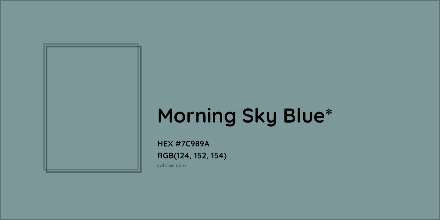 HEX #7C989A Color Name, Color Code, Palettes, Similar Paints, Images