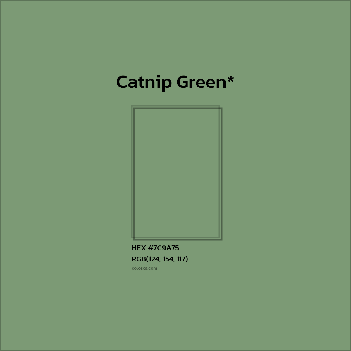 HEX #7C9A75 Color Name, Color Code, Palettes, Similar Paints, Images