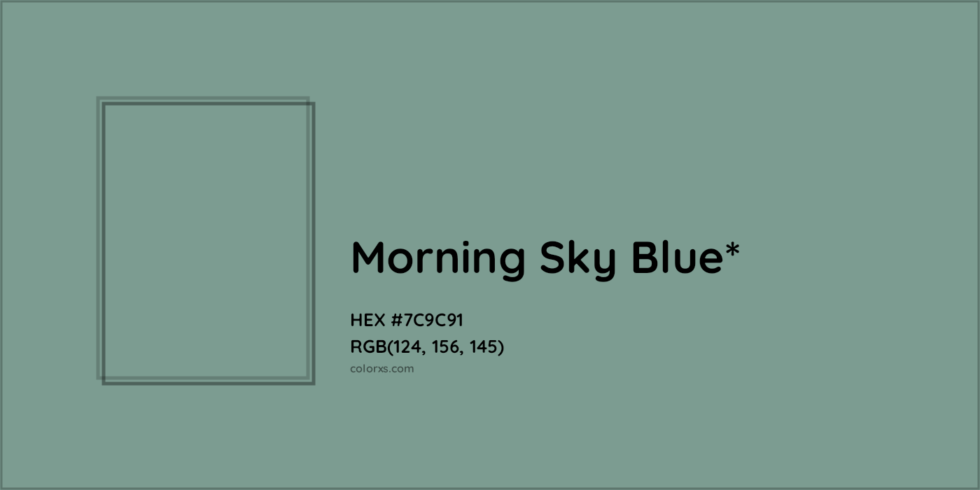HEX #7C9C91 Color Name, Color Code, Palettes, Similar Paints, Images