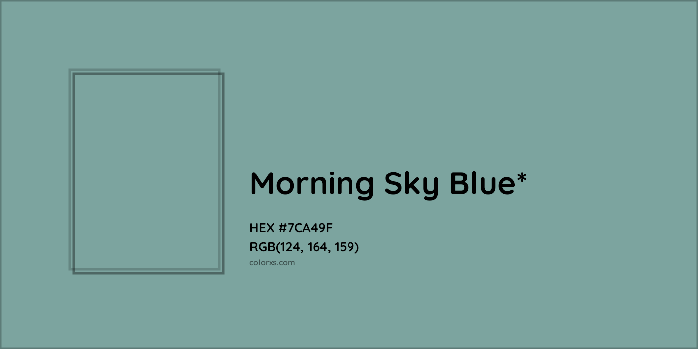 HEX #7CA49F Color Name, Color Code, Palettes, Similar Paints, Images