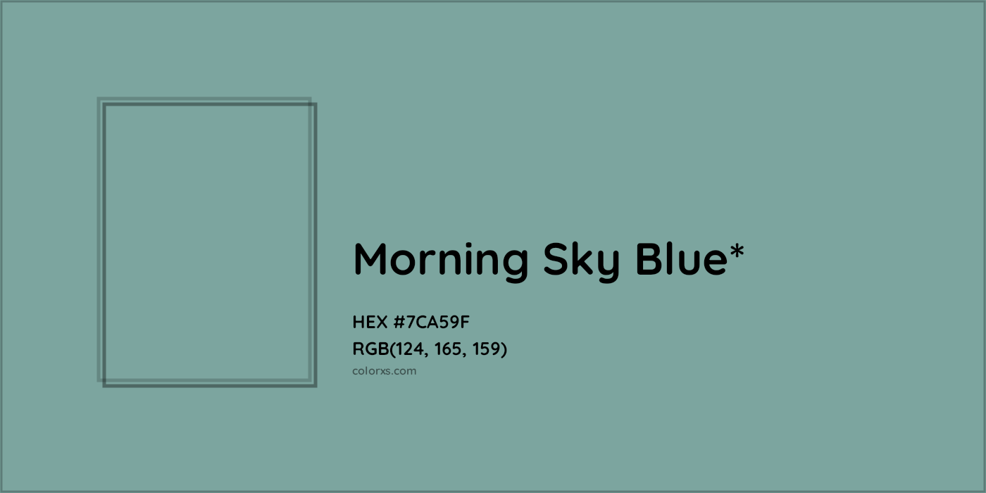 HEX #7CA59F Color Name, Color Code, Palettes, Similar Paints, Images