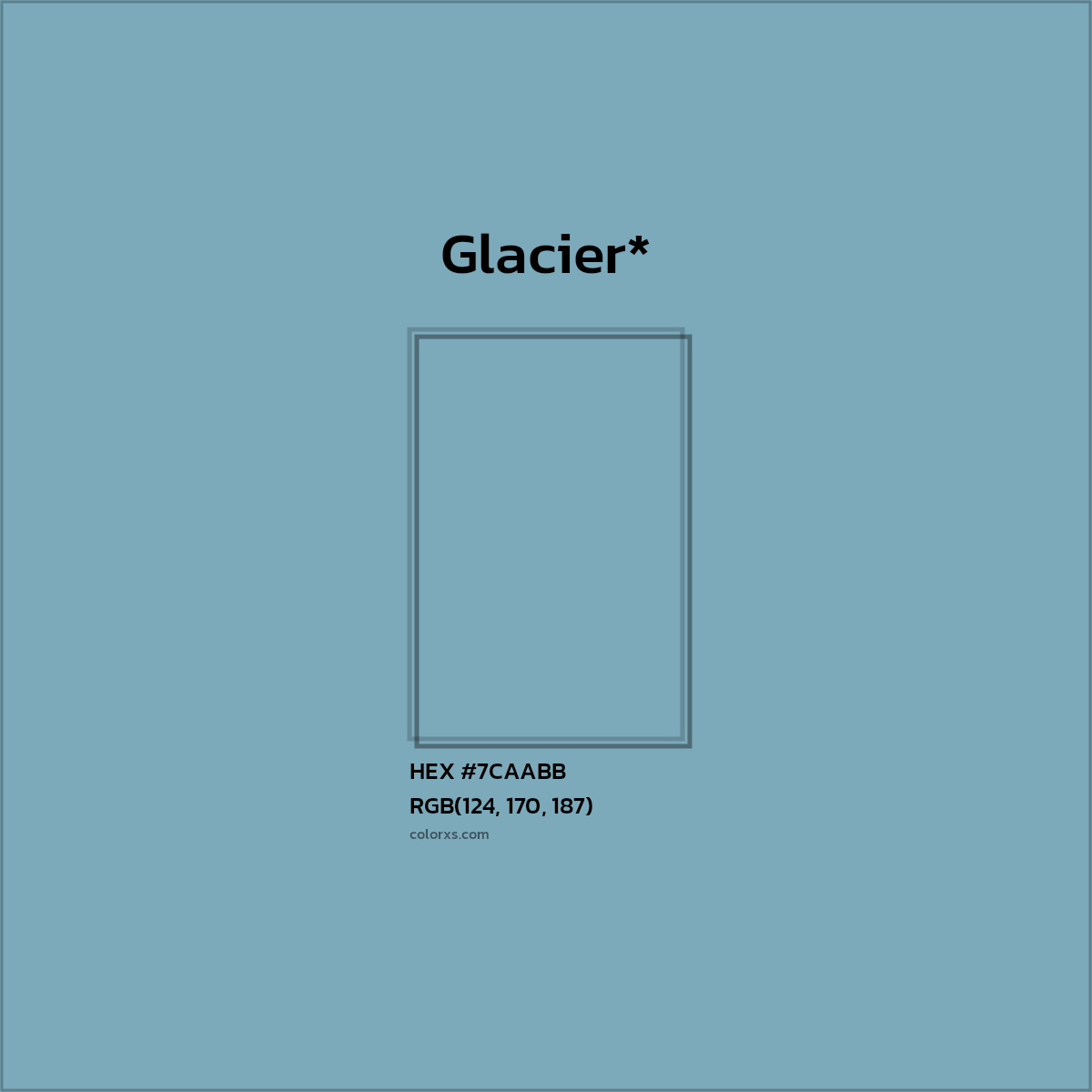 HEX #7CAABB Color Name, Color Code, Palettes, Similar Paints, Images