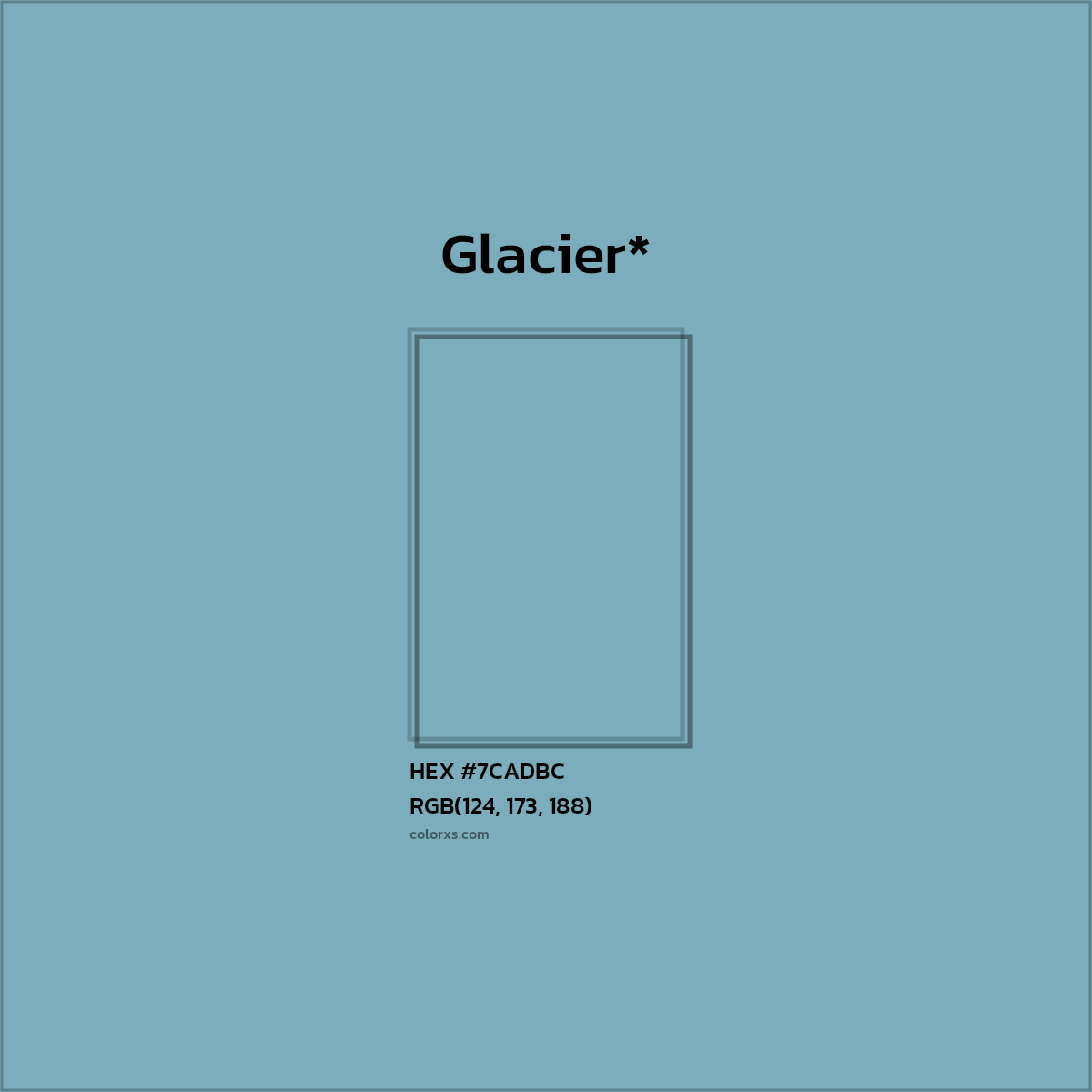 HEX #7CADBC Color Name, Color Code, Palettes, Similar Paints, Images