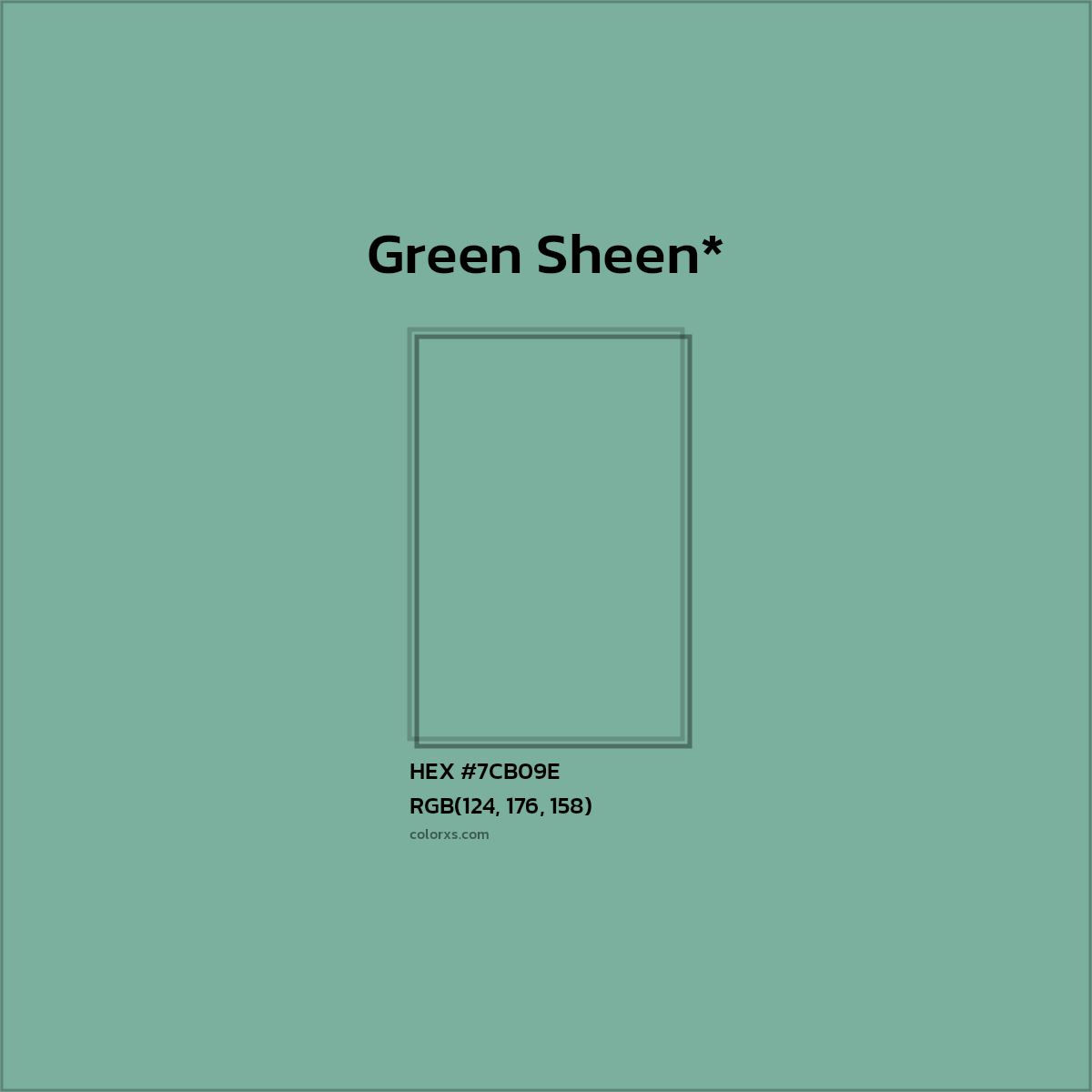 HEX #7CB09E Color Name, Color Code, Palettes, Similar Paints, Images