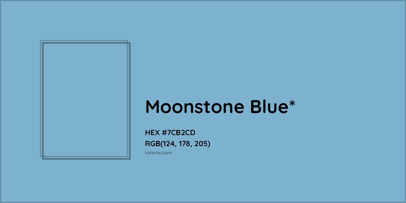 HEX #7CB2CD Color Name, Color Code, Palettes, Similar Paints, Images