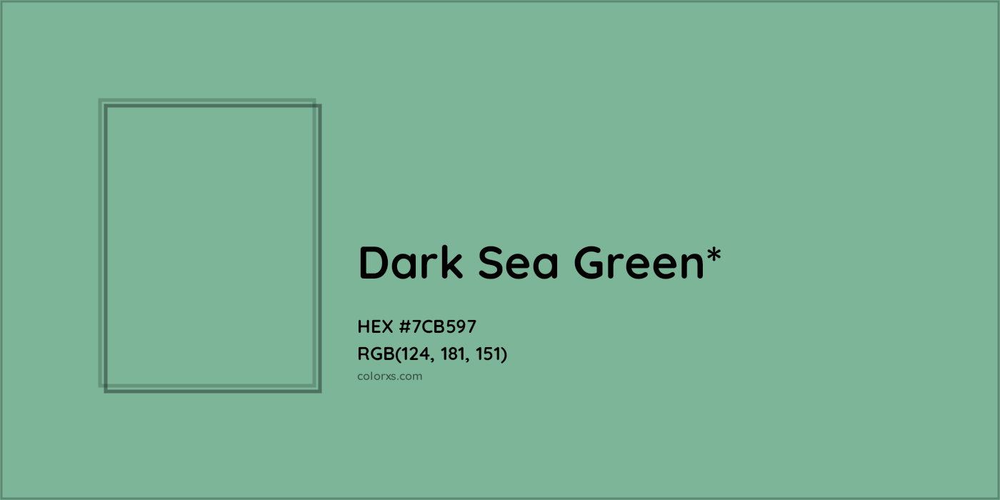 HEX #7CB597 Color Name, Color Code, Palettes, Similar Paints, Images