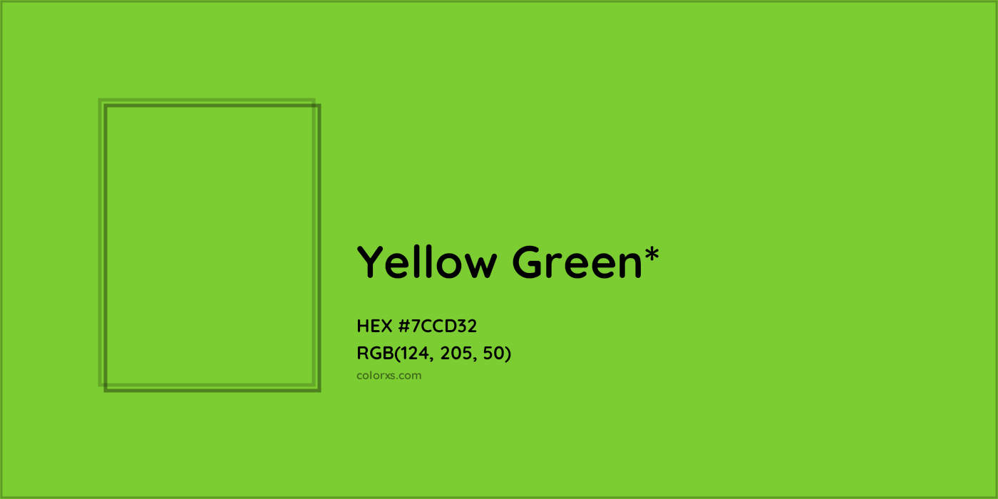 HEX #7CCD32 Color Name, Color Code, Palettes, Similar Paints, Images