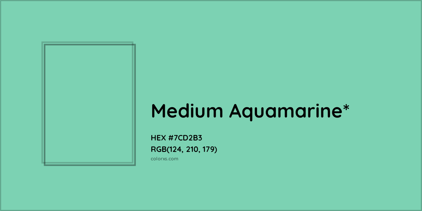 HEX #7CD2B3 Color Name, Color Code, Palettes, Similar Paints, Images
