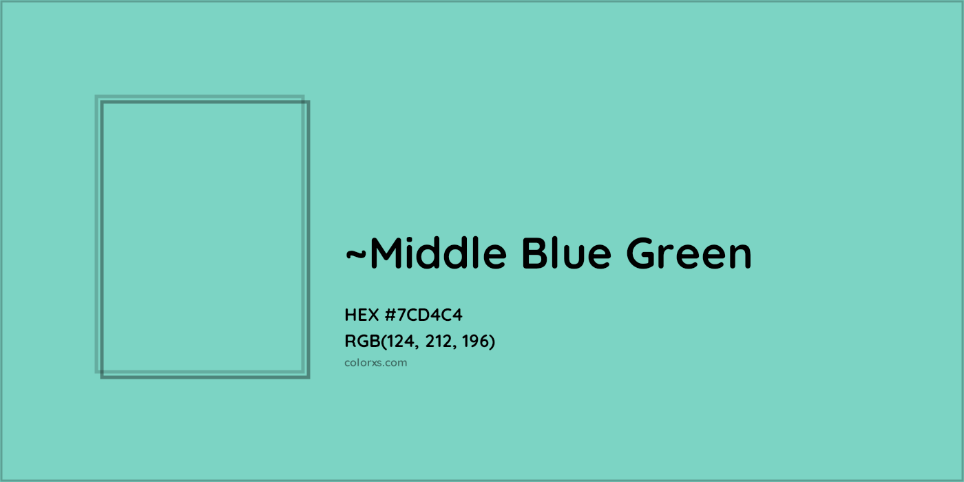 HEX #7CD4C4 Color Name, Color Code, Palettes, Similar Paints, Images