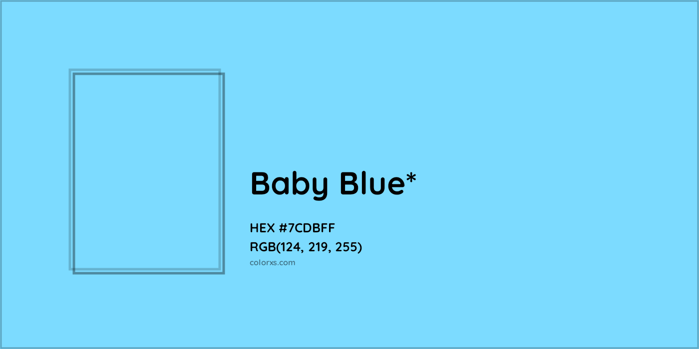 HEX #7CDBFF Color Name, Color Code, Palettes, Similar Paints, Images