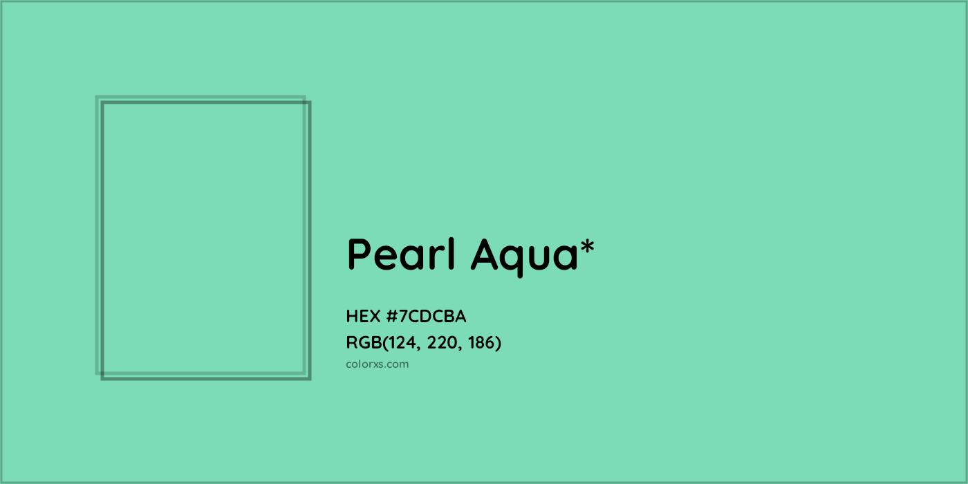 HEX #7CDCBA Color Name, Color Code, Palettes, Similar Paints, Images