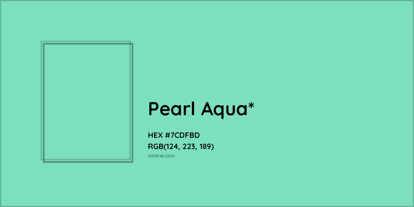 HEX #7CDFBD Color Name, Color Code, Palettes, Similar Paints, Images