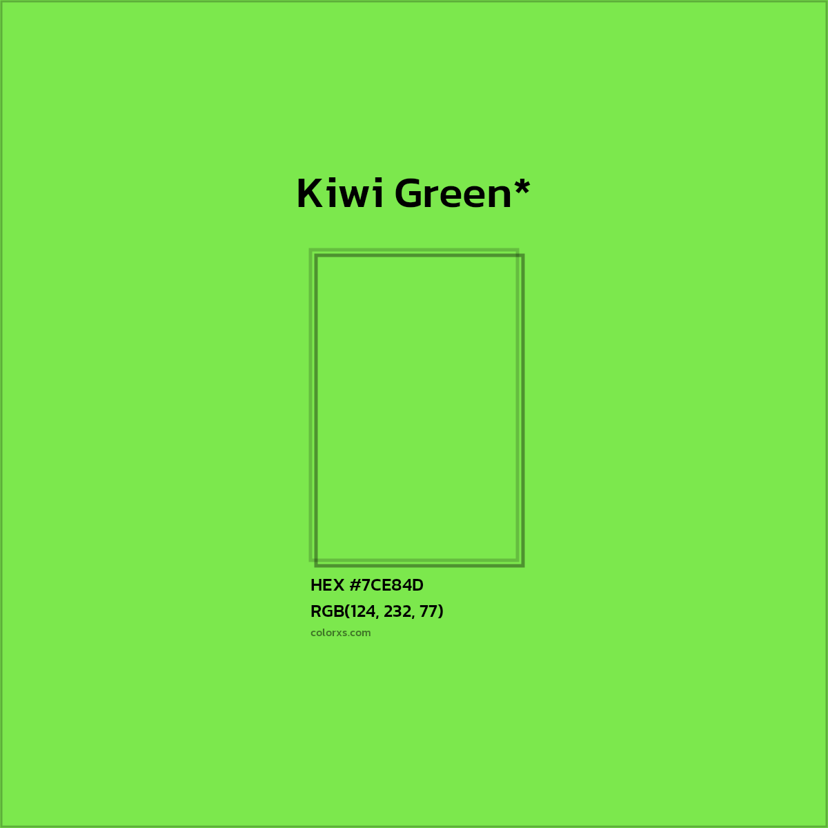 HEX #7CE84D Color Name, Color Code, Palettes, Similar Paints, Images
