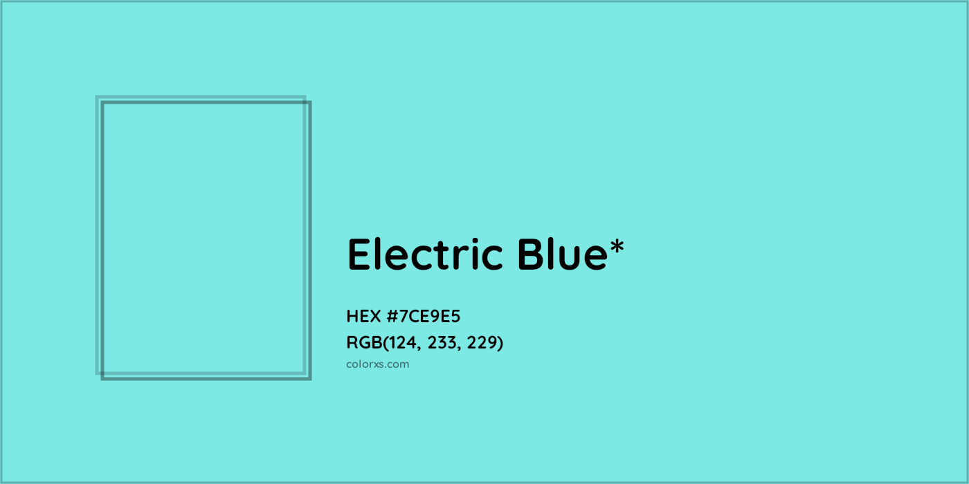 HEX #7CE9E5 Color Name, Color Code, Palettes, Similar Paints, Images