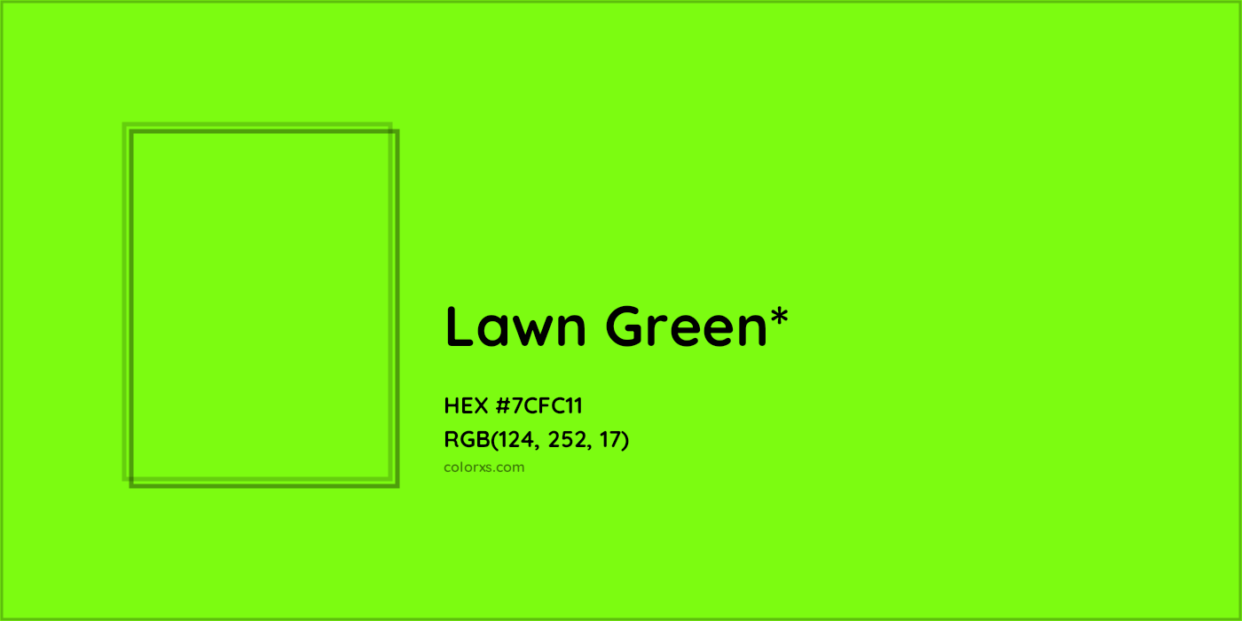HEX #7CFC11 Color Name, Color Code, Palettes, Similar Paints, Images