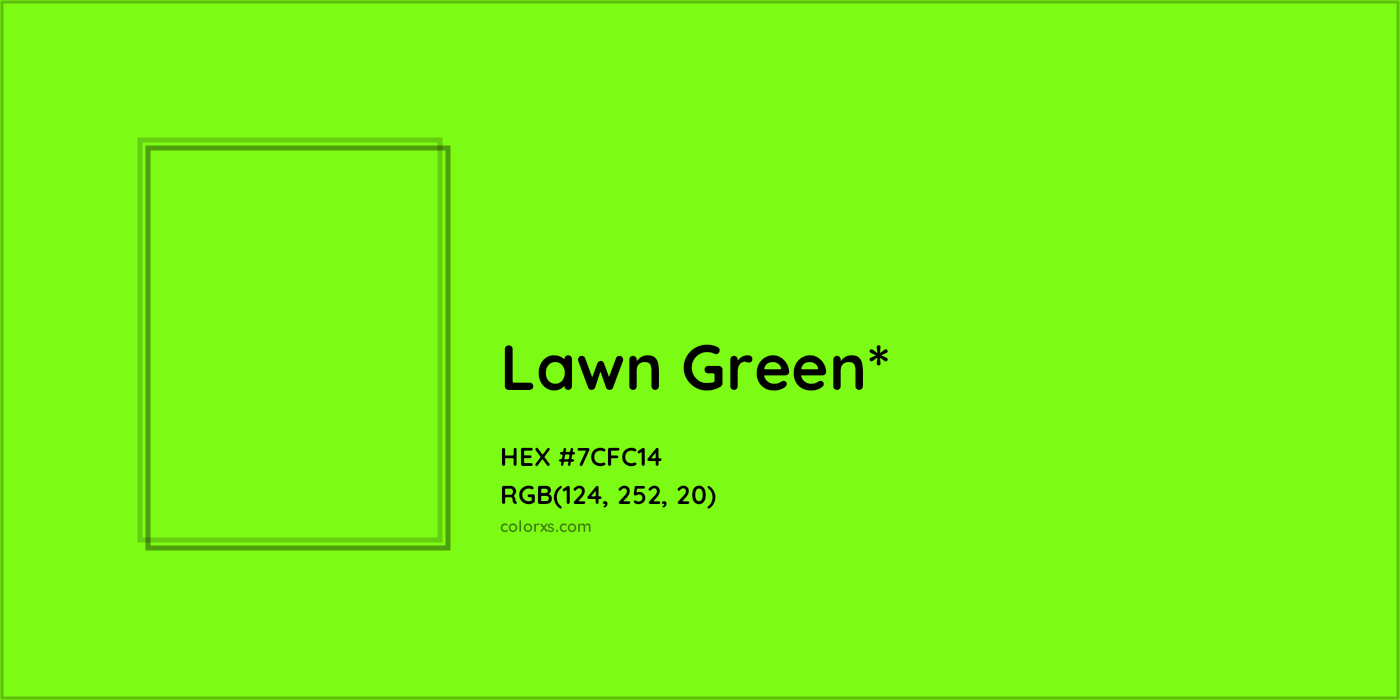 HEX #7CFC14 Color Name, Color Code, Palettes, Similar Paints, Images