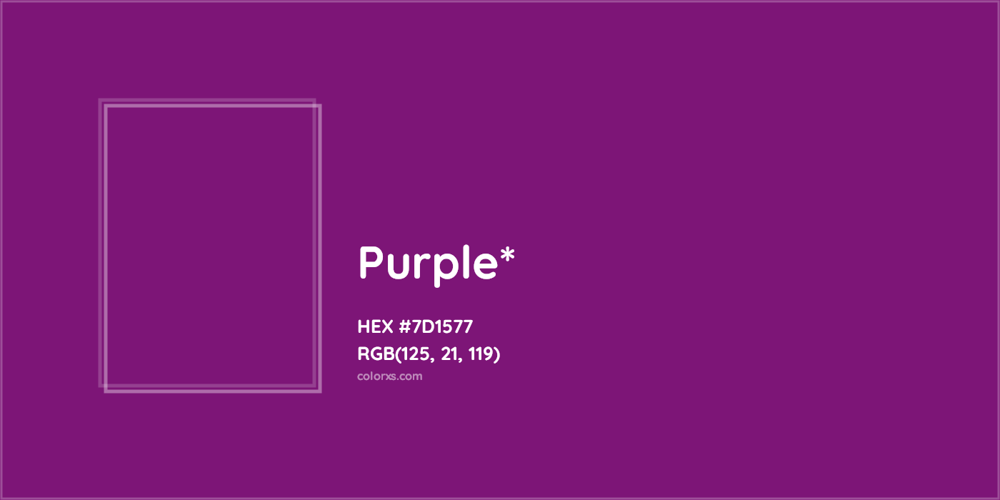 HEX #7D1577 Color Name, Color Code, Palettes, Similar Paints, Images