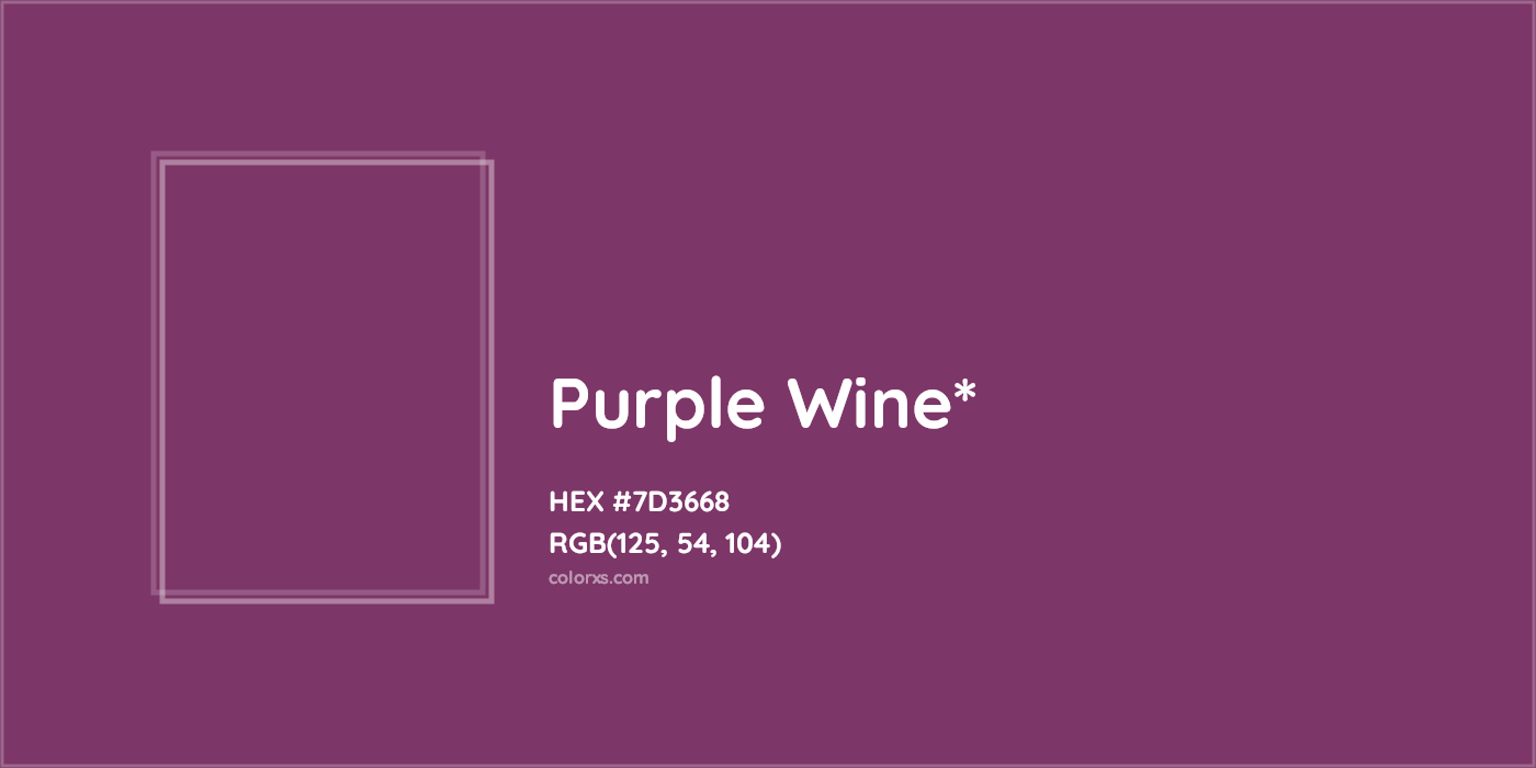 HEX #7D3668 Color Name, Color Code, Palettes, Similar Paints, Images